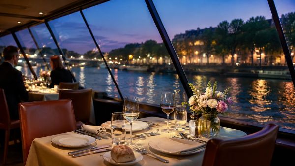 Restaurant croisière Seine prix : découvrez les meilleures offres et formules